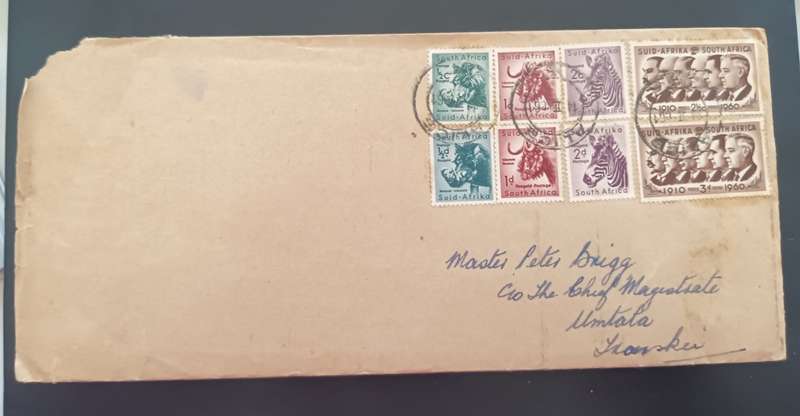 Union of SA - Cover to Umtata